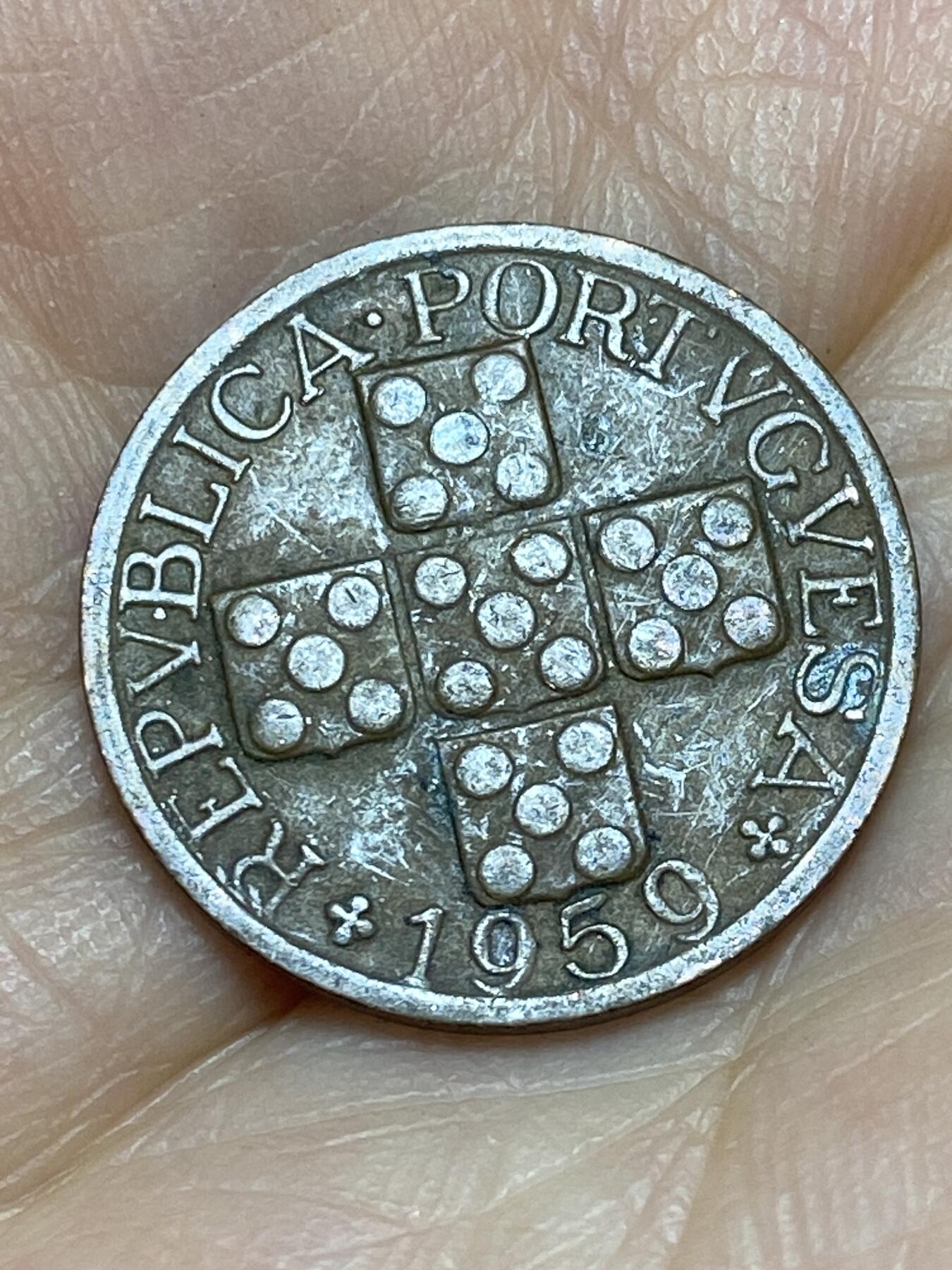 2026年第十场(总第一百七十九场）外国好品散币场(免佣金) 葡萄牙🇵🇹1959年20分(共和国第四套)