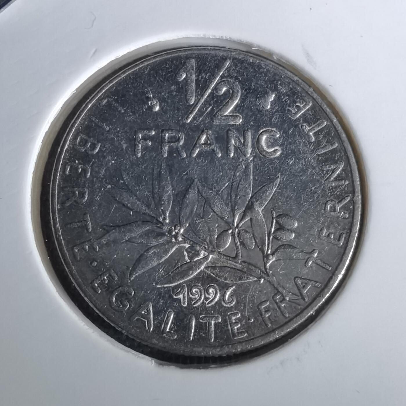 沼泽如烟--第965场 法国1996年半法郎