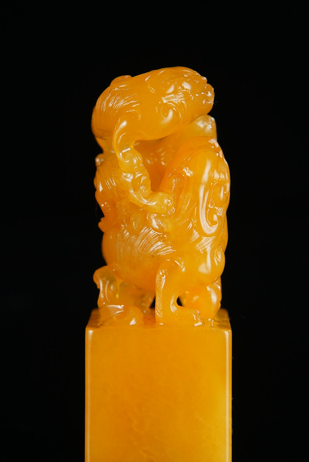 方寸藏珍·寿山田黄印章专场（一） 寿山田黄石《太师少师》钮章