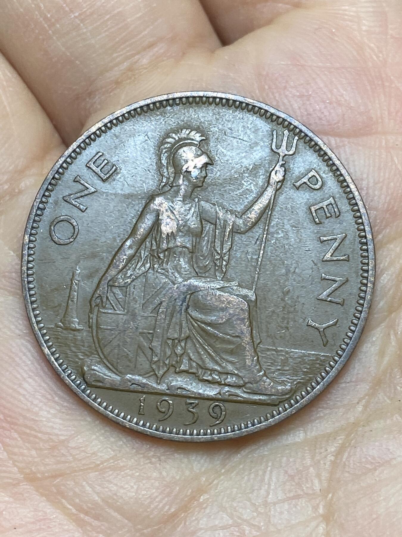 2026年第十场(总第一百七十九场）外国好品散币场(免佣金) 英国🇬🇧1939年1便士(乔治六世第一版)