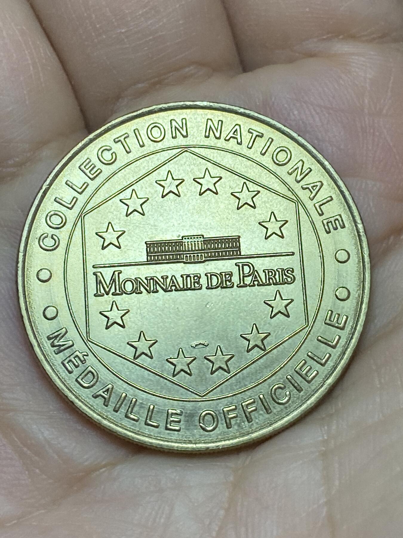 2026年第十场(总第一百七十九场）外国好品散币场(免佣金) 少见好品–法国🇫🇷纪念章，直径33.8毫米，厚2.2毫米，重15.74克(摩纳哥亲王宫纪念章，法国巴黎造币厂“国家收藏系列纪念章”)