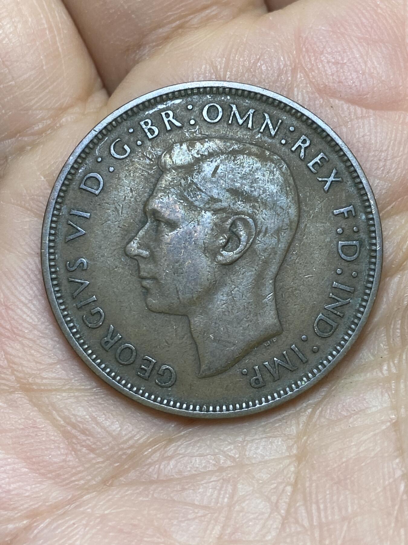 2026年第十场(总第一百七十九场）外国好品散币场(免佣金) 英国🇬🇧1946年1便士(乔治六世第一版)