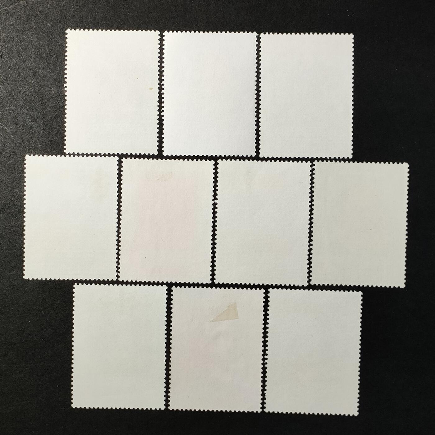 ↓君缘收藏715期☞钱币邮品↓无佣金、可寄存、满30元包邮  乌姆盖万邮票，1967年著名画家自画像(提香.梵高.鲁本斯.戈雅.阿雷诺.马奈等)邮票