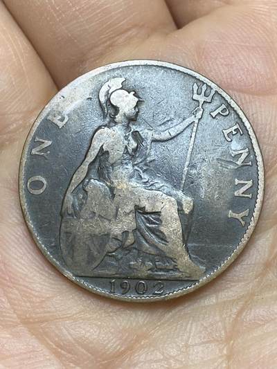 2026年第十场(总第一百七十九场）外国好品散币场(免佣金) - 英国🇬🇧1902年1便士(爱德华七世加冕年，首发年)