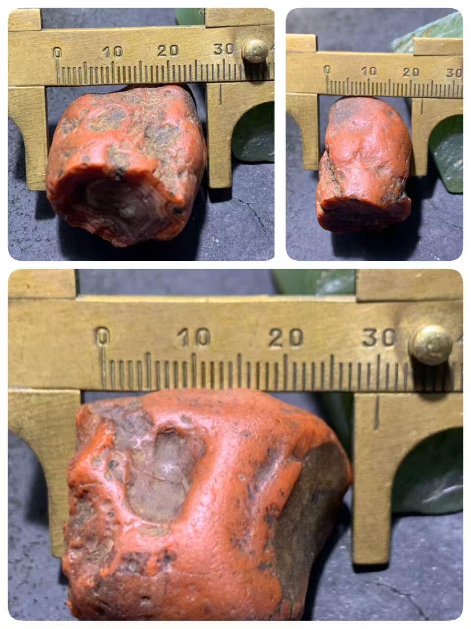 精美红皮原皮开窗料南红玛瑙原石一颗，