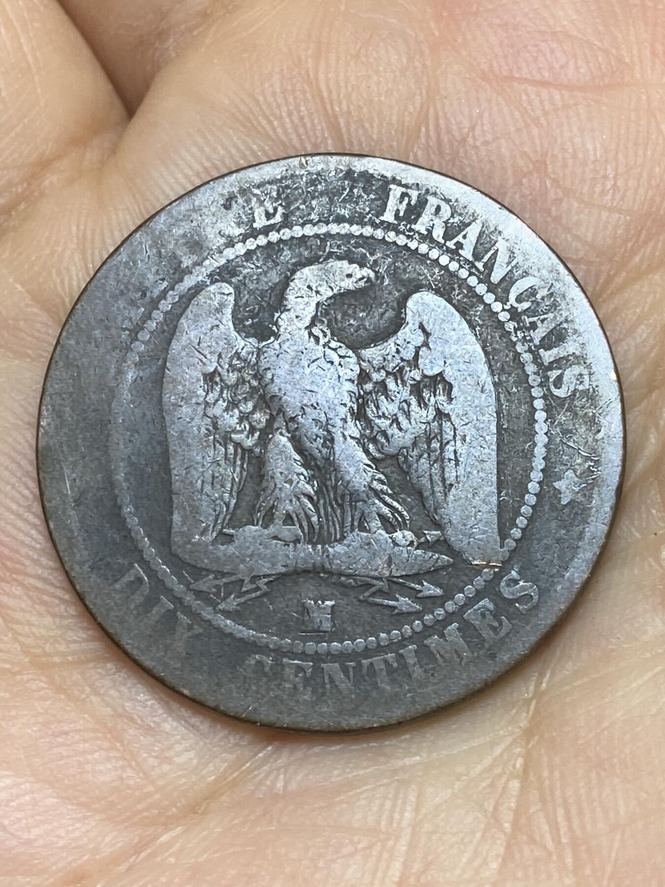 2026年第十场(总第一百七十九场）外国好品散币场(免佣金) 法兰西第二帝国1856年10生丁(拿破仑三世第一版，MA标马赛造)