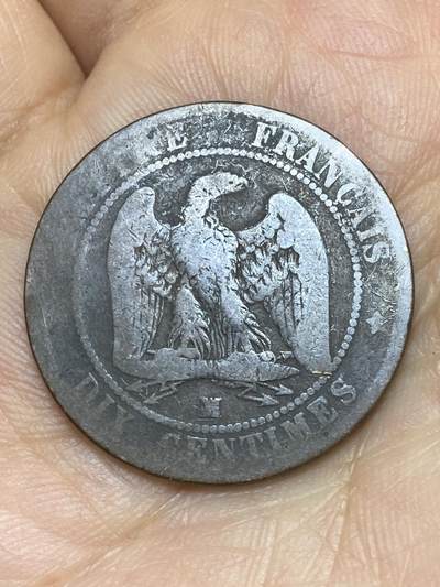 2026年第十场(总第一百七十九场）外国好品散币场(免佣金) - 法兰西第二帝国1856年10生丁(拿破仑三世第一版，MA标马赛造)