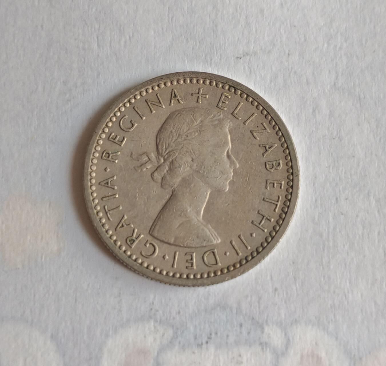外国硬币 🔍 这是一枚1961年英国6便士（Sixpence）硬币