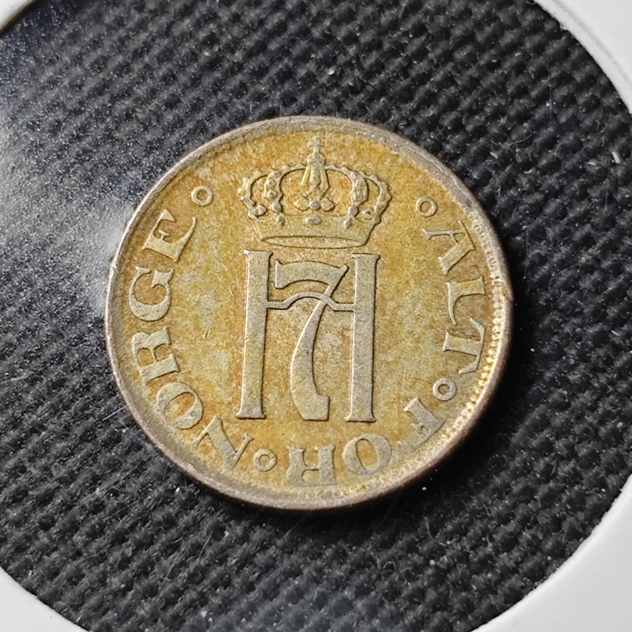 KK钱币收藏小铺  第400期  百期特拍（四拍之四）2月预留时间 周末发货  1919挪威10欧尔银币