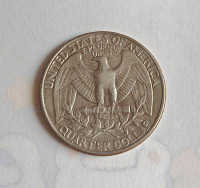 外国硬币 - 1985年美国华盛顿25美分