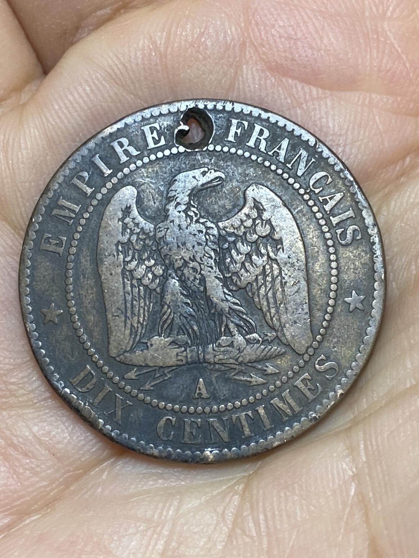 2026年第十场(总第一百七十九场）外国好品散币场(免佣金) 法兰西第二帝国1856年10生丁(拿破仑三世第一版，A标巴黎造)