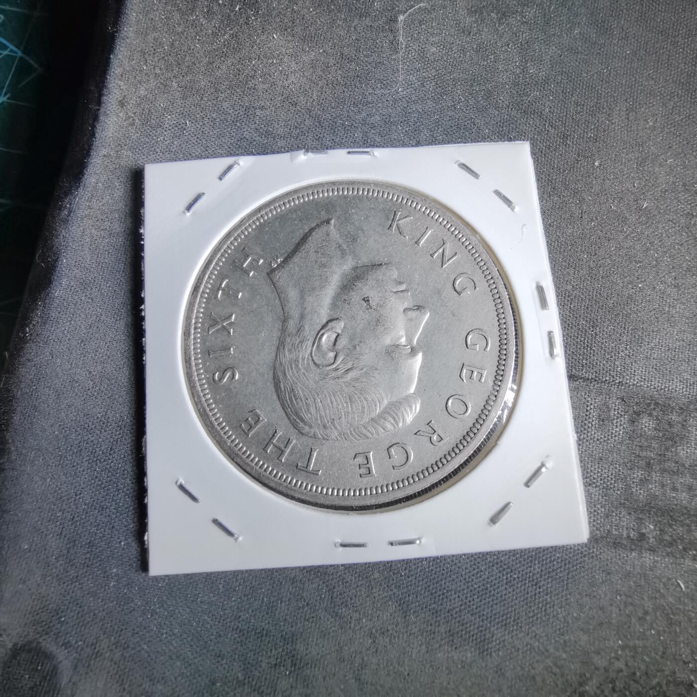 沼泽如烟--第963场 新西兰1949年1克朗银币