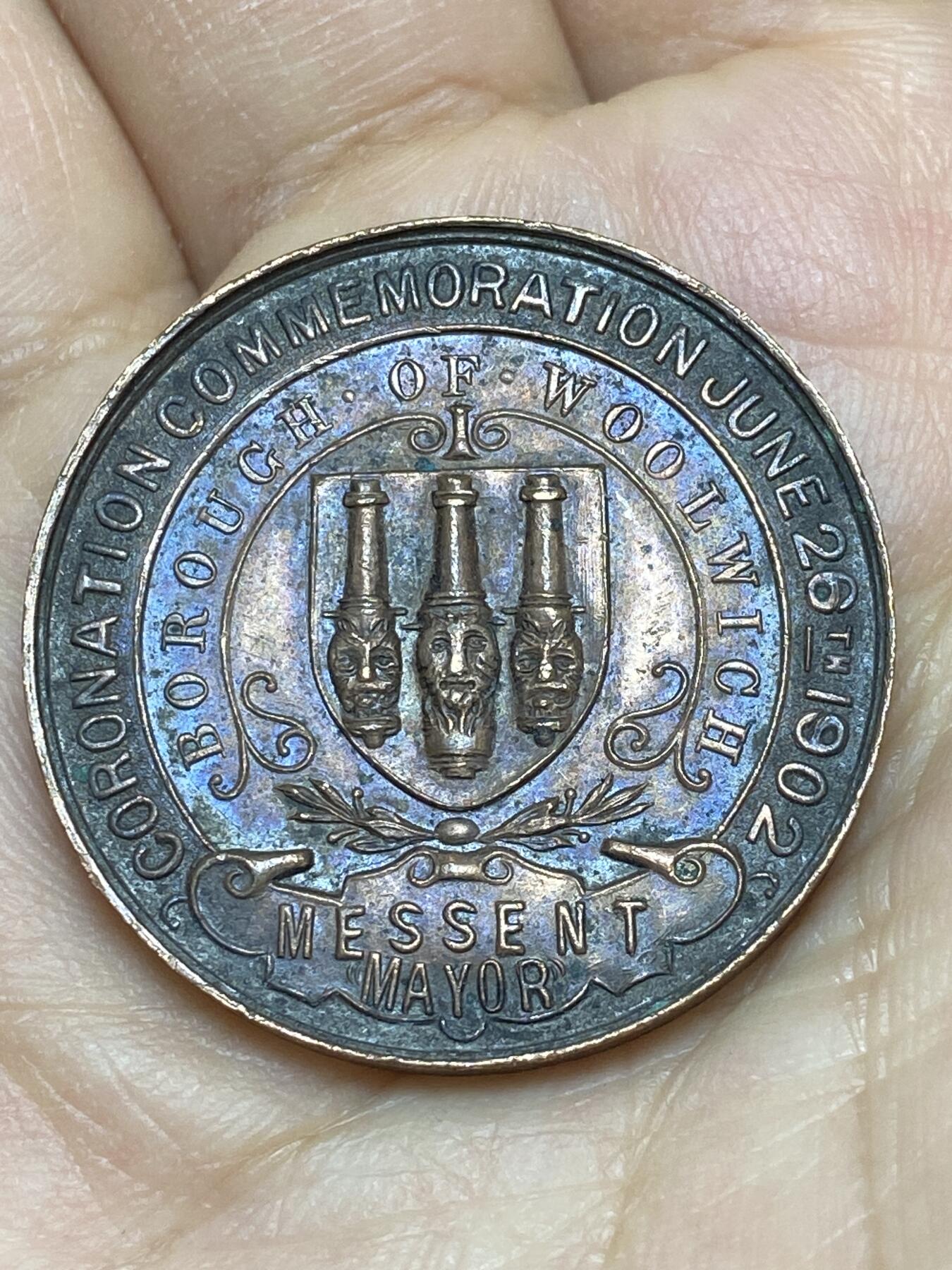 2026年第十场(总第一百七十九场）外国好品散币场(免佣金) 稀少品种好品–英国🇬🇧1902年纪念章，直径31.5毫米，厚2.5毫米，重12.31克(爱德华七世和亚历珊德拉王后加冕礼纪念章，Numista稀有度高达93)