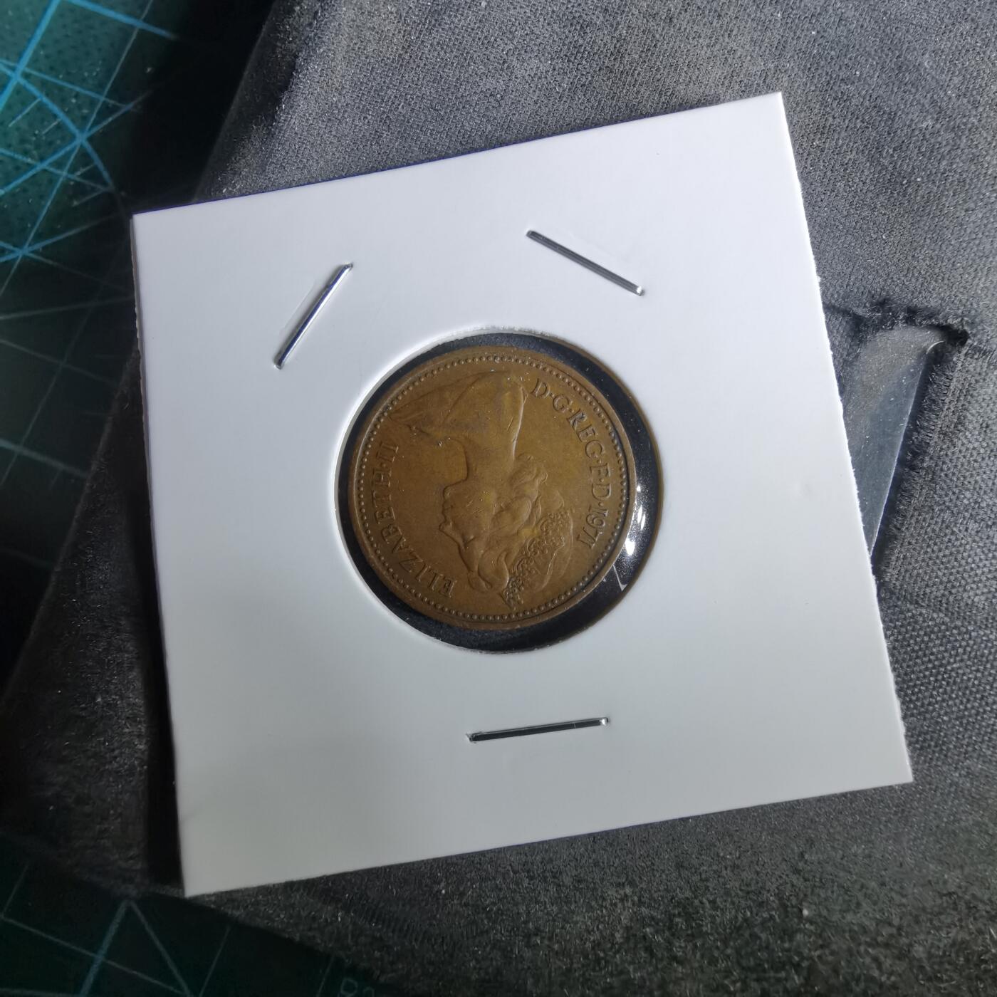 沼泽如烟--第965场 英国1971年1便士