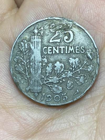 2026年第十场(总第一百七十九场）外国好品散币场(免佣金) - 法兰西第三共和国1905年25生丁