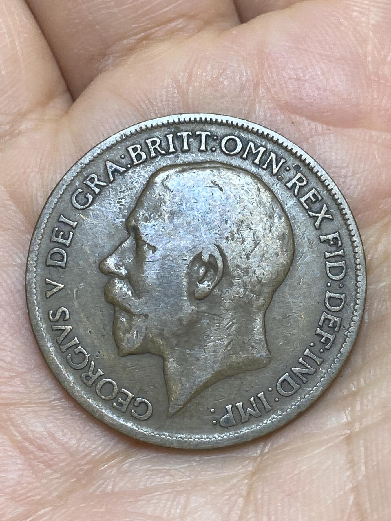 2026年第十场(总第一百七十九场）外国好品散币场(免佣金) 英国🇬🇧1920年1便士(乔治五世第一版)