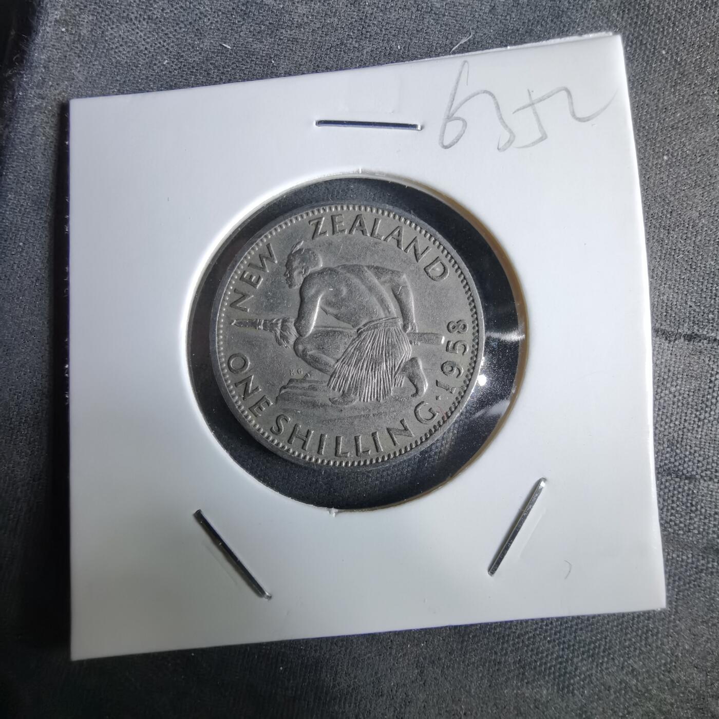 沼泽如烟--第963场 新西兰1958年1先令