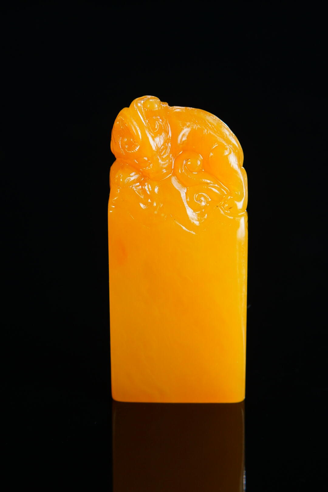 方寸藏珍·寿山田黄印章专场（二） 寿山田黄石《獬豸》扁章