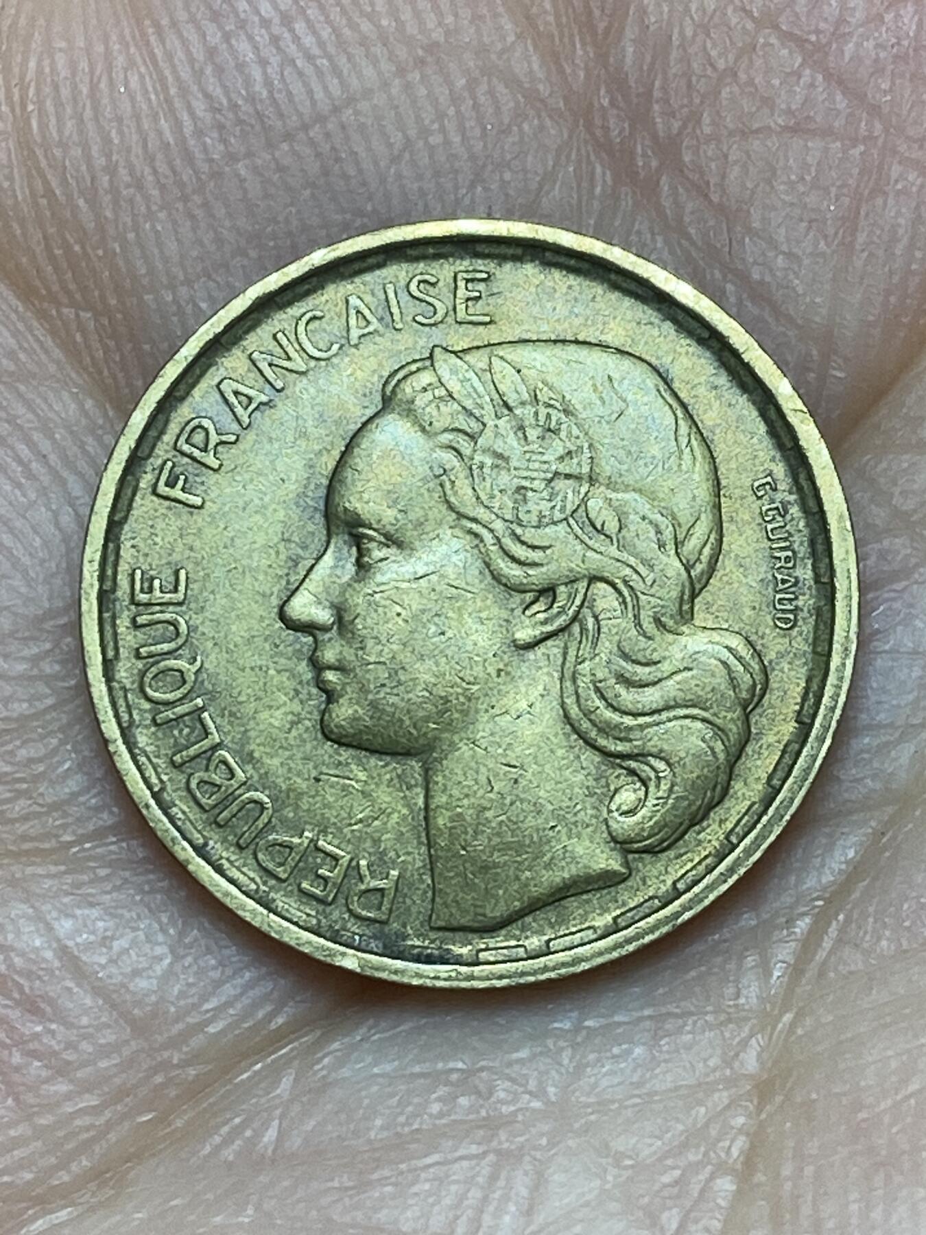 2026年第十场(总第一百七十九场）外国好品散币场(免佣金) 法兰西第四共和国1951年10法郎(B标，博蒙莱罗热造)
