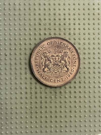 2026年第14场各国散币拍卖（总第164场） - 塞拉利昂1980年1/2分