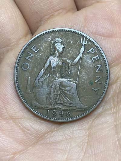 2026年第十场(总第一百七十九场）外国好品散币场(免佣金) - 英国🇬🇧1946年1便士(乔治六世第一版)