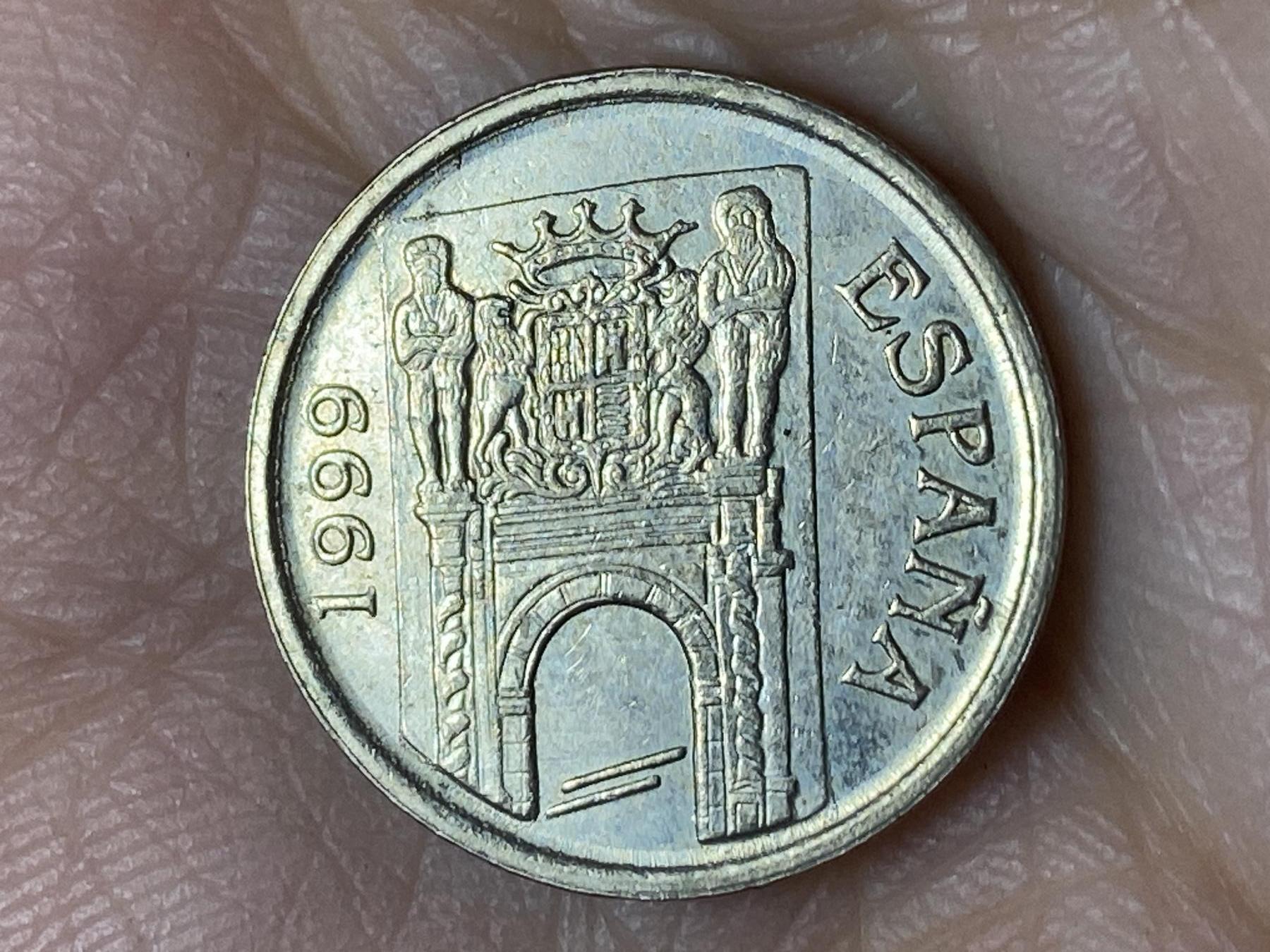 2026年第十场(总第一百七十九场）外国好品散币场(免佣金) 西班牙🇪🇸1999年5比塞塔(穆尔西亚自治区纪念币)