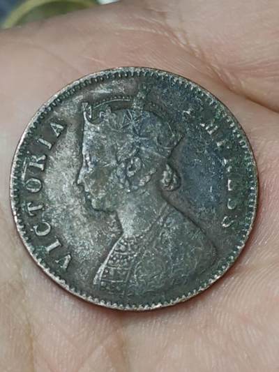 2026年第九场(总第一百七十八场）外国好品散币场(免佣金) - 英属印度1896年1/4安娜(维多利亚女王中年带冠)