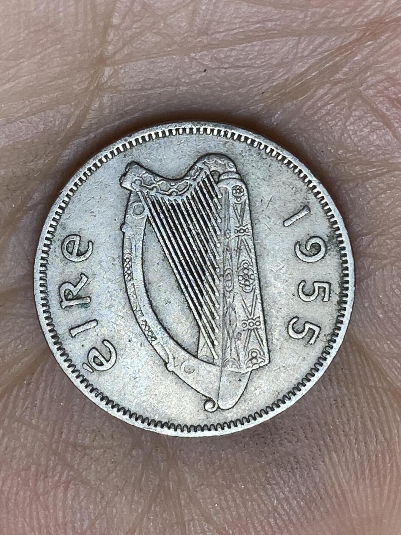 2026年第十场(总第一百七十九场）外国好品散币场(免佣金) 爱尔兰🇮🇪1955年6便士(共和国第一套第二版)