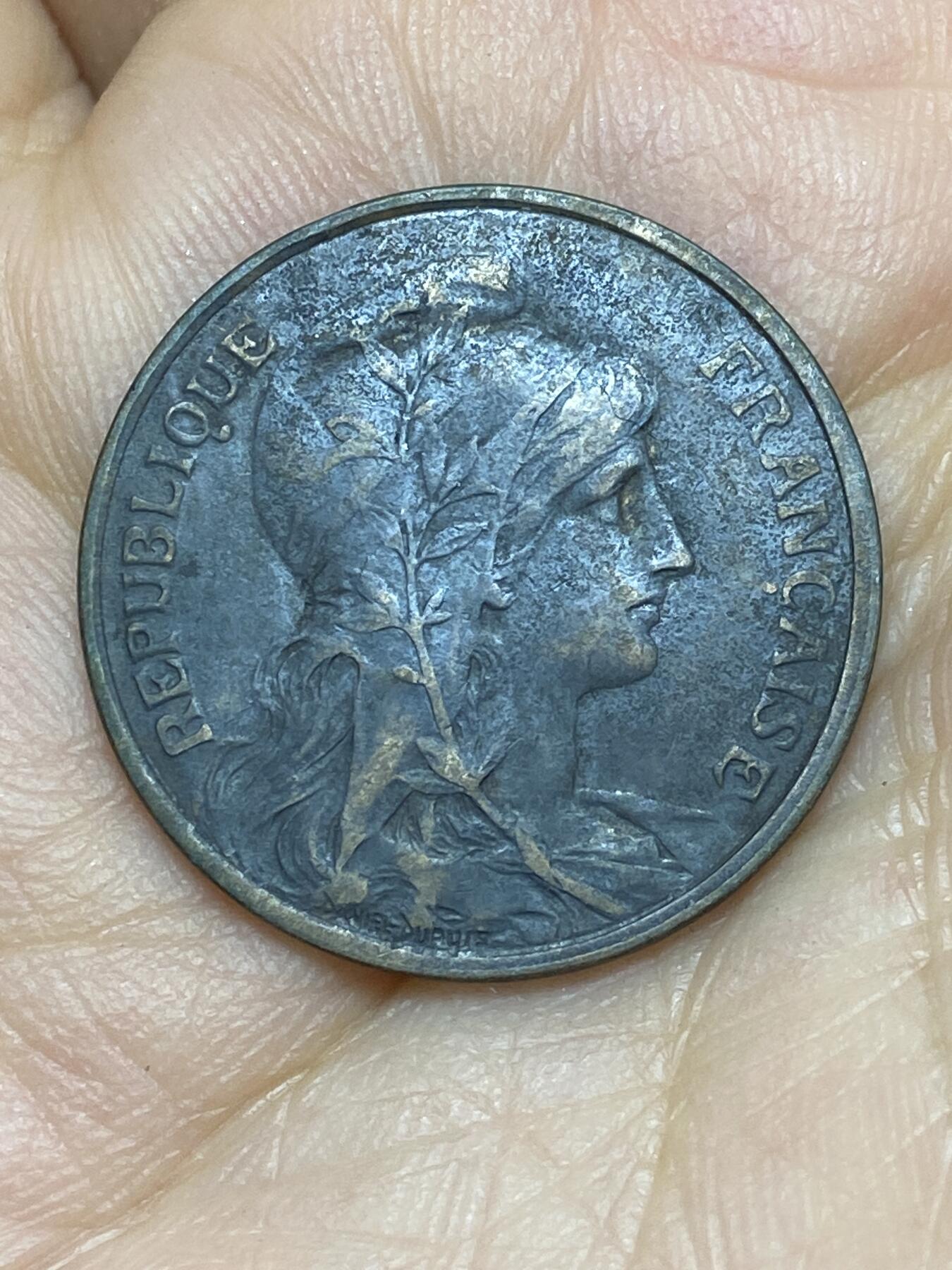 2026年第十场(总第一百七十九场）外国好品散币场(免佣金) 法兰西第三共和国1916年5生丁(S版，五星标马德里造)