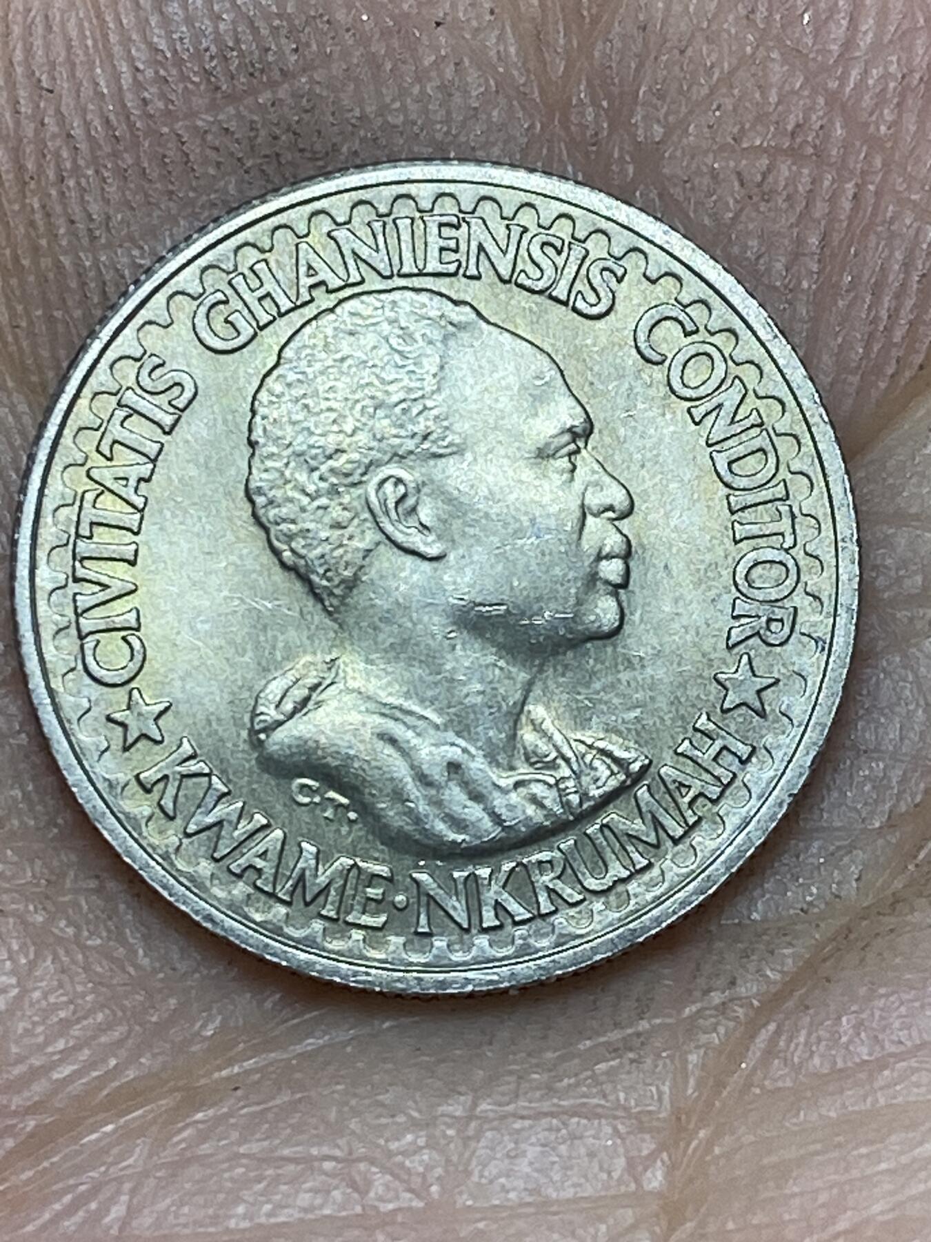 2026年第十场(总第一百七十九场）外国好品散币场(免佣金) 少见好品–加纳🇬🇭1965年10比塞瓦(第二套流通硬币)