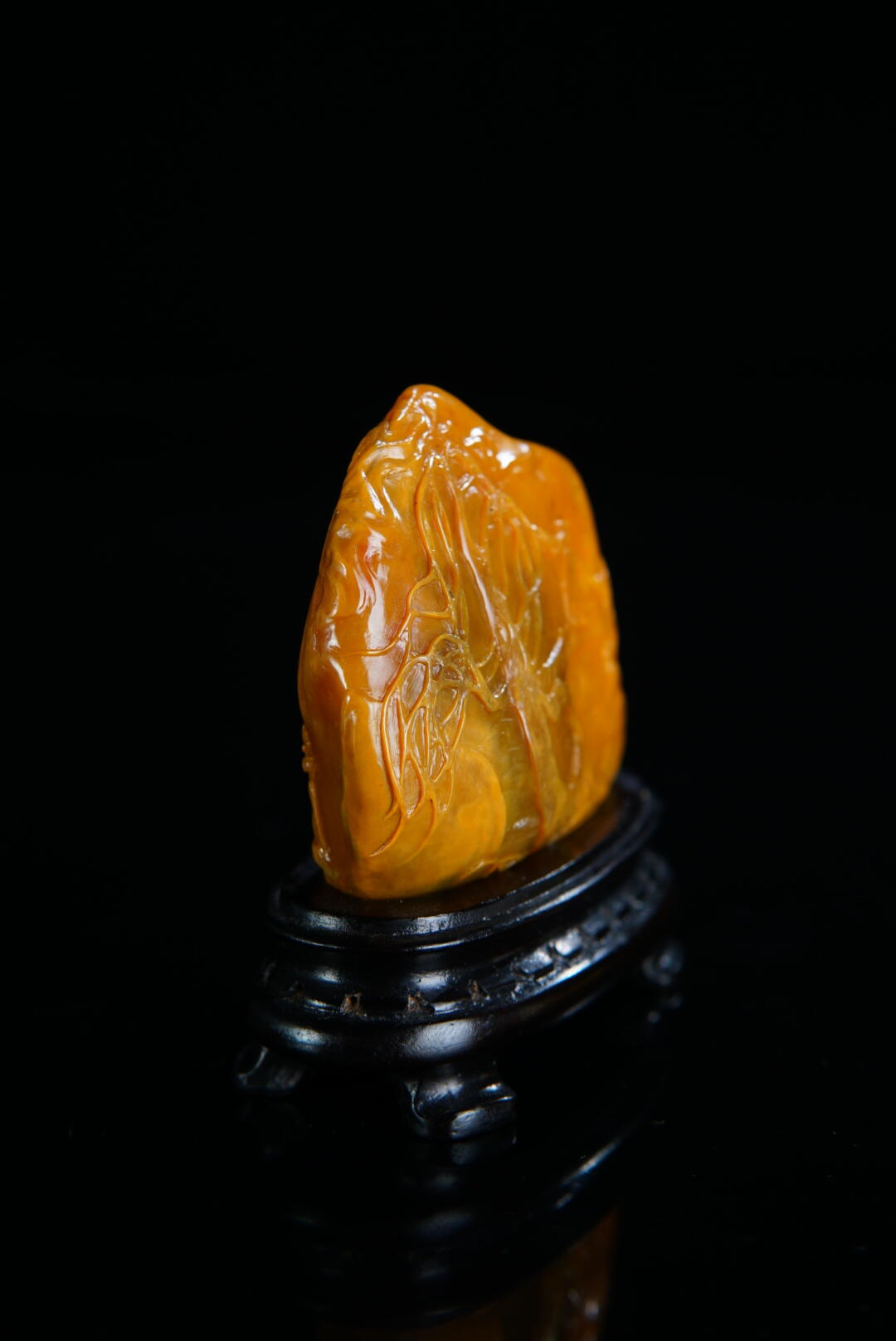 方寸藏珍·寿山田黄印章专场（二） 寿山田黄石《柳阴渔乐》摆件