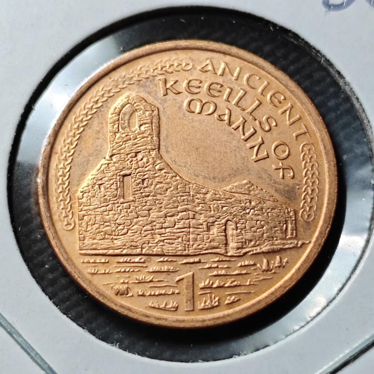 KK钱币收藏小铺  第400期  百期特拍（四拍之四）2月预留时间 周末发货  2002马恩岛1便士