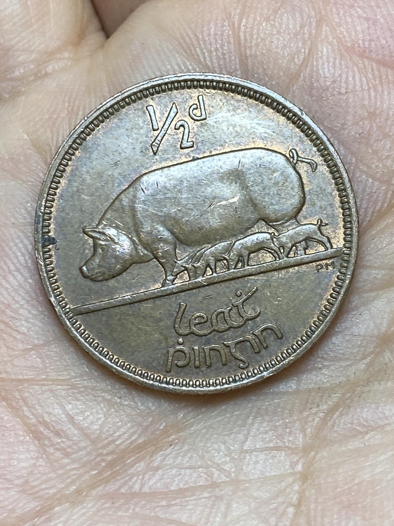 2026年第十场(总第一百七十九场）外国好品散币场(免佣金) 爱尔兰🇮🇪1966年1/2便士(共和国第一套)