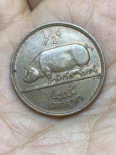 2026年第十场(总第一百七十九场）外国好品散币场(免佣金) - 爱尔兰🇮🇪1966年1/2便士(共和国第一套)