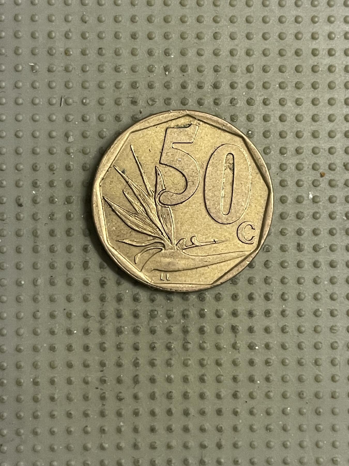 2026年第14场各国散币拍卖（总第164场） 南非1996年50分