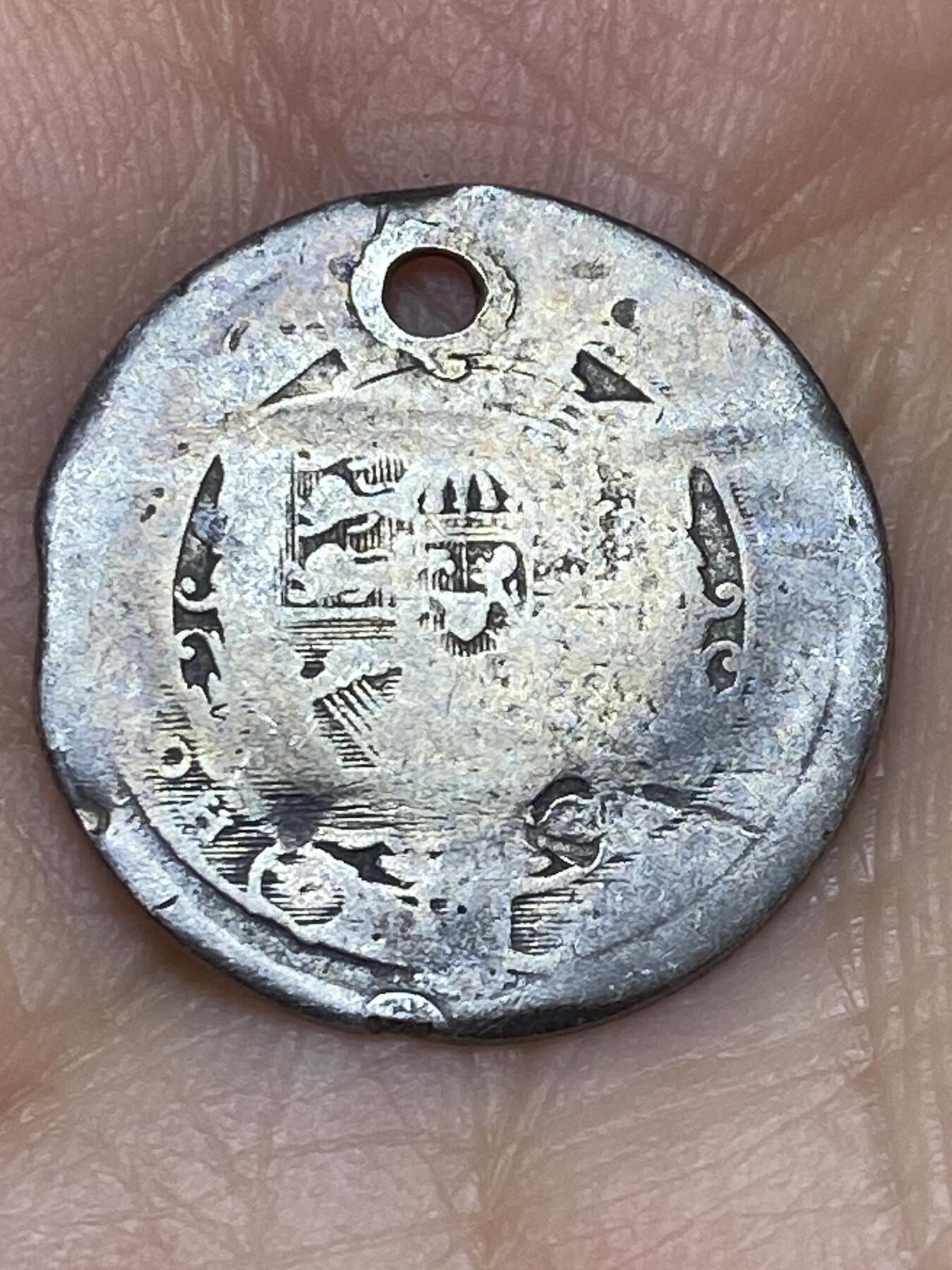 2026年第十场(总第一百七十九场）外国好品散币场(免佣金) 打孔–英国🇬🇧1816年6便士银币(乔治三世时期，925高银)