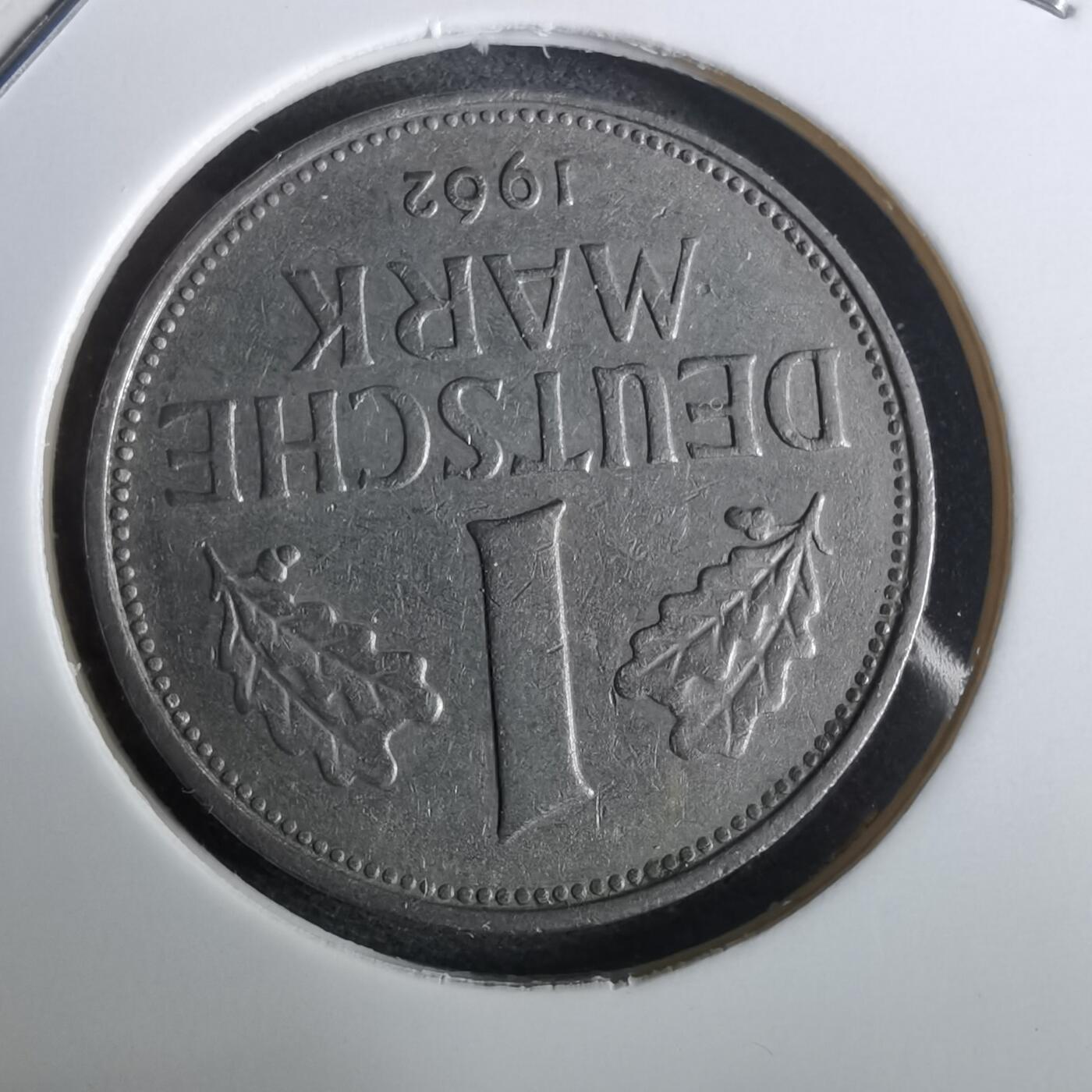 沼泽如烟--第965场 德国1962年1马克