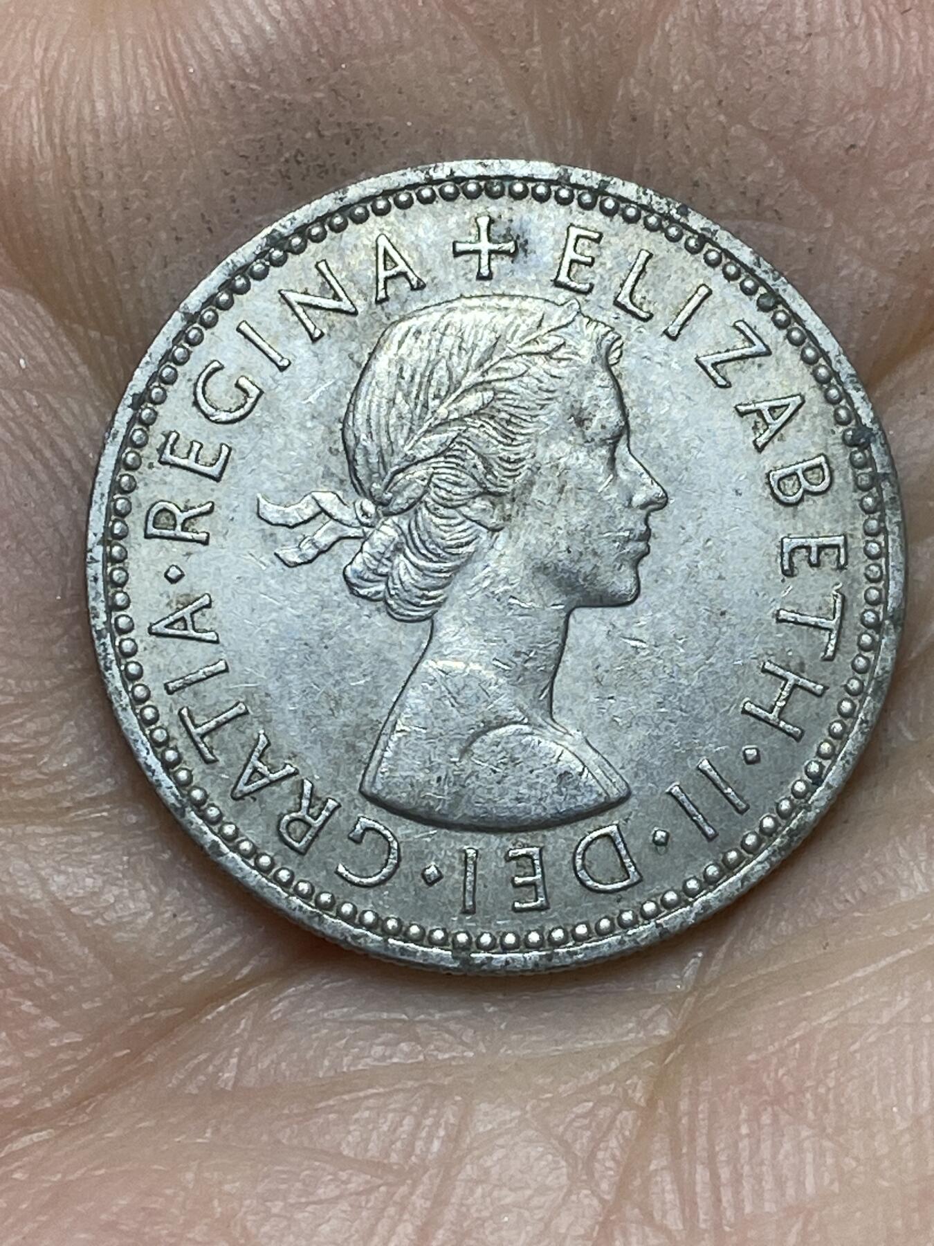 2026年第十场(总第一百七十九场）外国好品散币场(免佣金) 英国🇬🇧1962年1先令(伊丽莎白二世青年桂冠第二版，英格兰盾徽版)