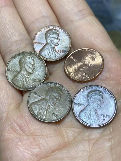 2026年第十场(总第一百七十九场）外国好品散币场(免佣金) - 美国🇺🇸1分5枚：1941年45年56年78年2000年(含三枚早期版本)