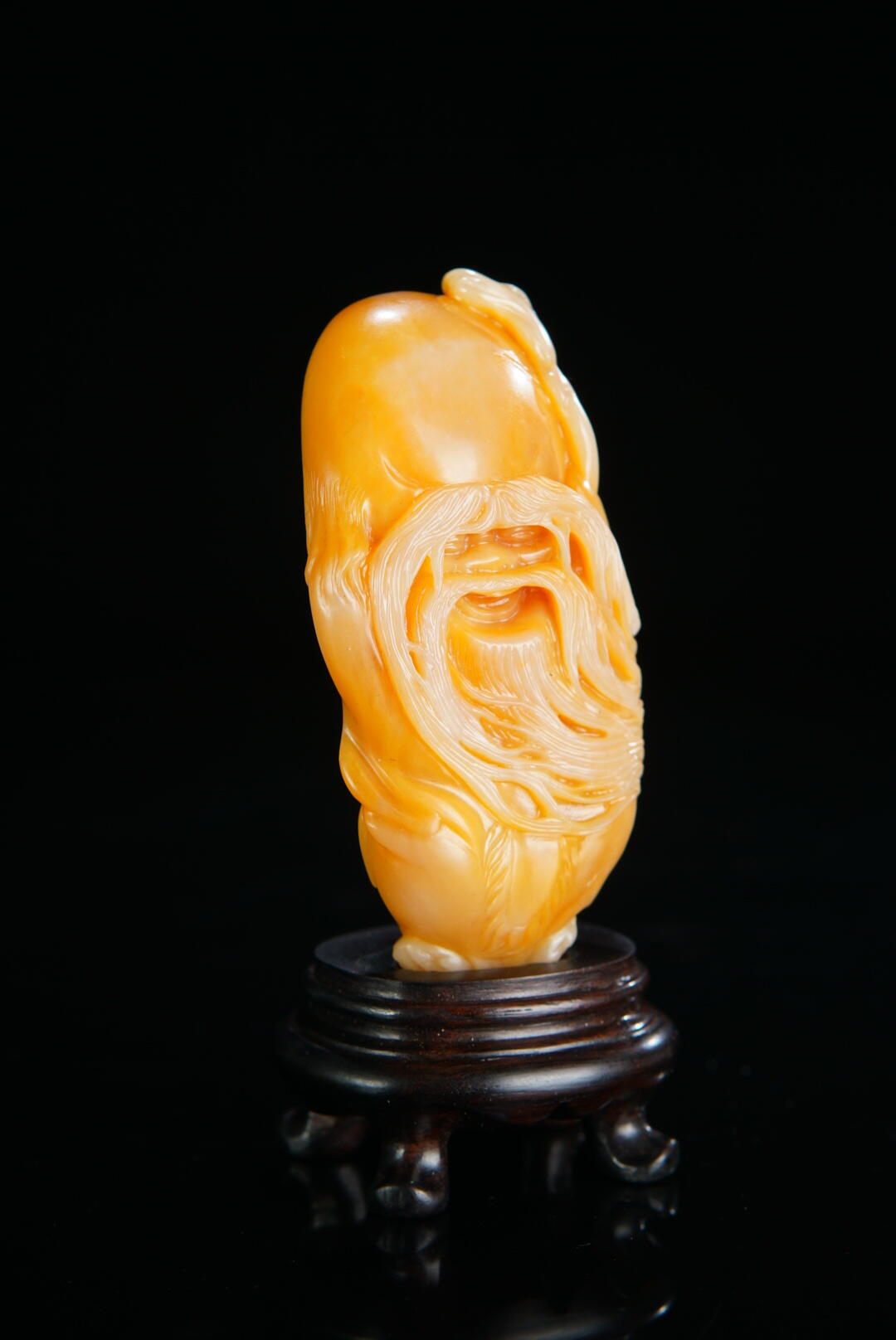 方寸藏珍·寿山田黄印章专场（二） 寿山田黄石《寿星翁》摆件