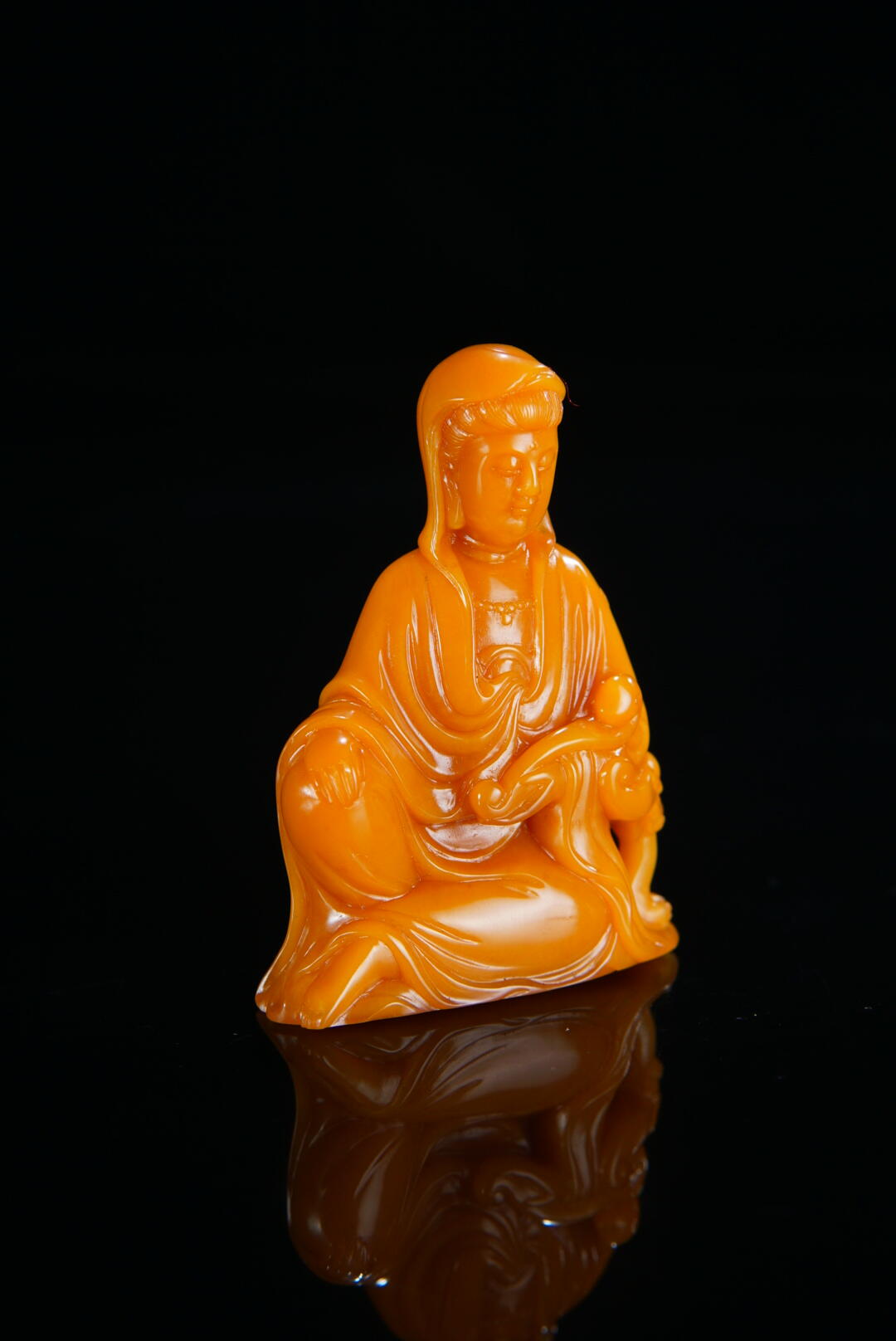 方寸藏珍·寿山田黄印章专场（二） 寿山田黄石《观音》摆件