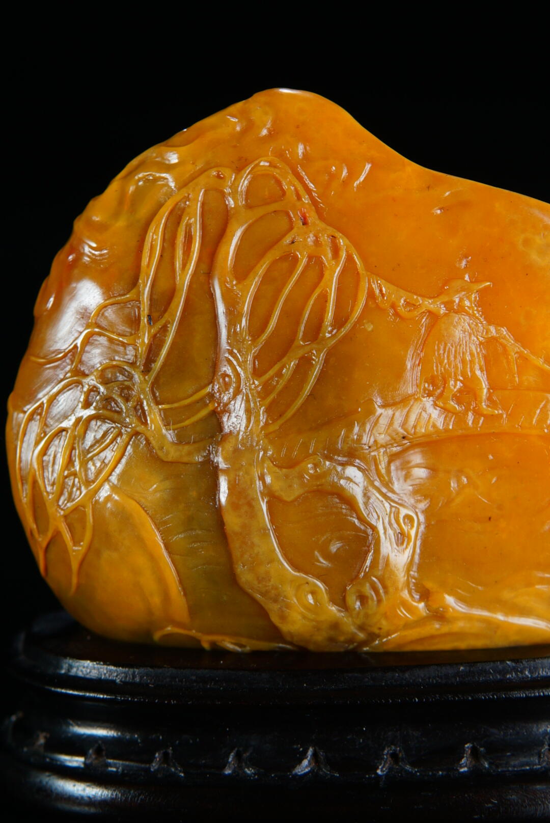 方寸藏珍·寿山田黄印章专场（二） 寿山田黄石《柳阴渔乐》摆件