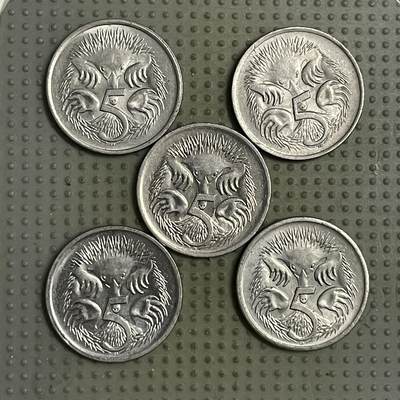 2026年第14场各国散币拍卖（总第164场） - 澳大利亚5分5枚