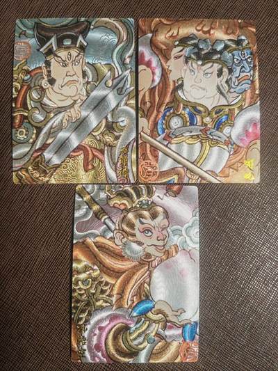 阳大大卡牌拍卖第94期（持续收拍品，周六晚上九点截拍，进群福利早知道） - 【裸卡】墨婉文化 赵洛严 天庭三大反骨仔 粗闪3张