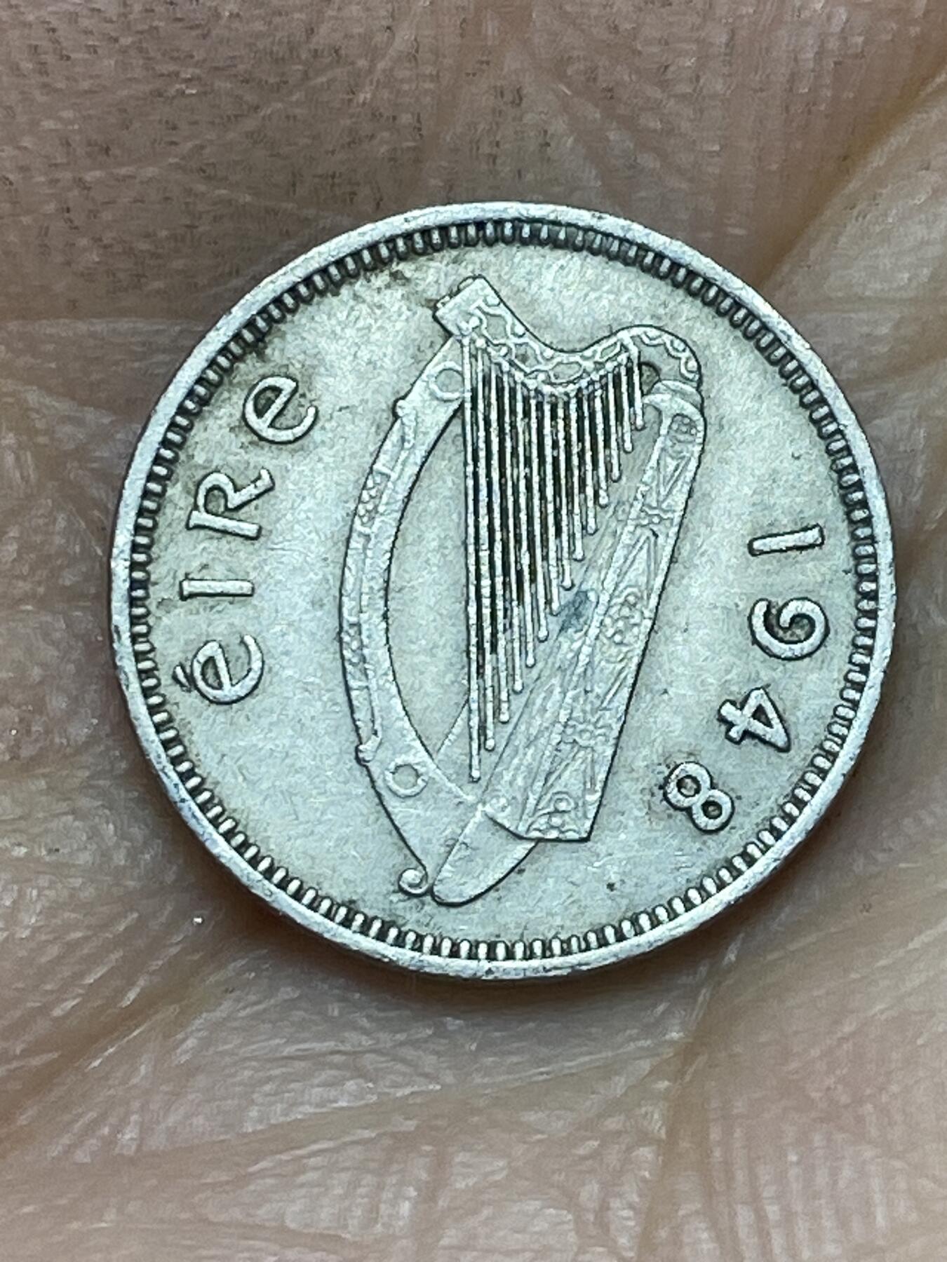 2026年第十场(总第一百七十九场）外国好品散币场(免佣金) 爱尔兰🇮🇪1948年3便士(共和国第一套第二版)