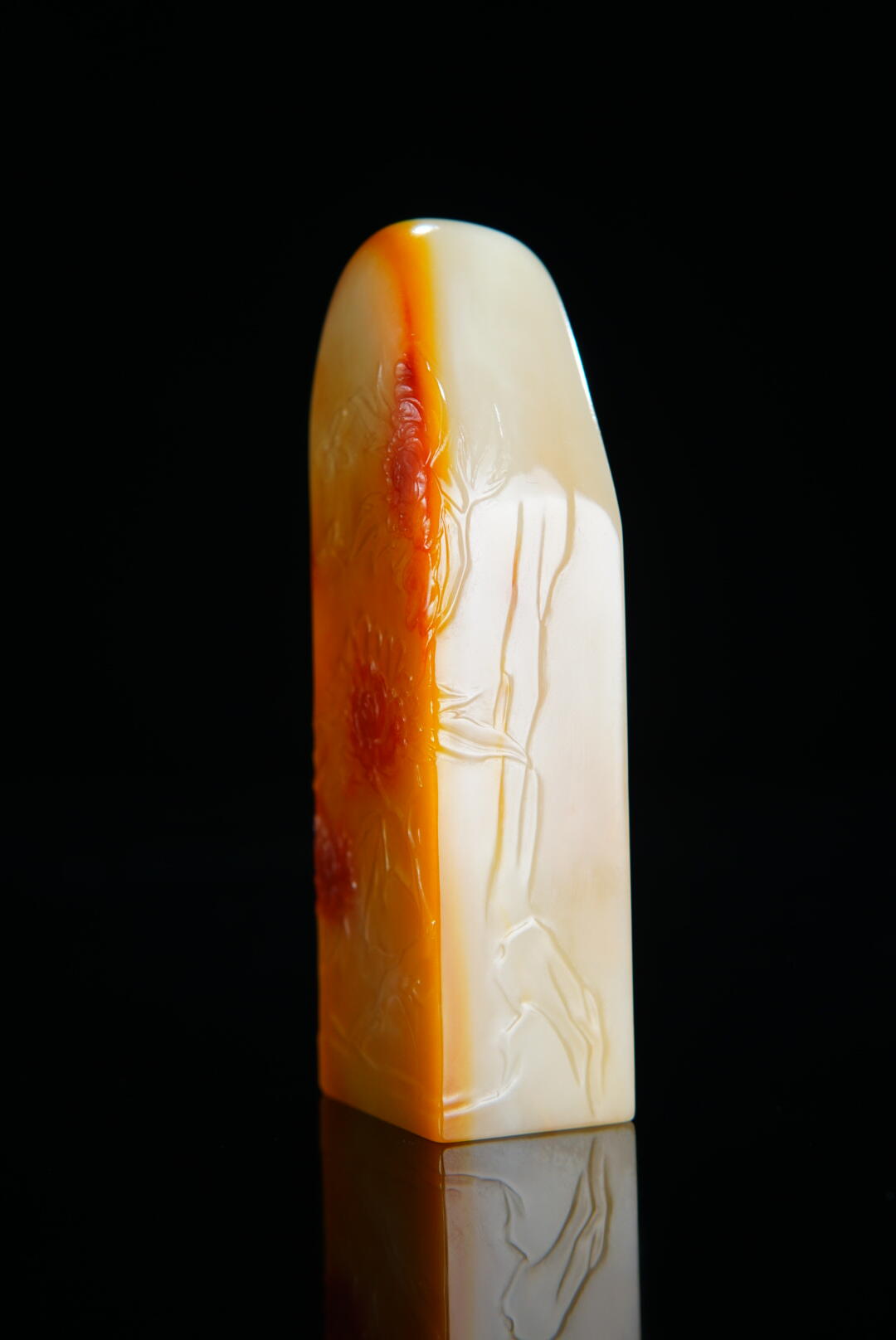 方寸藏珍·寿山田黄印章专场（二） 寿山芙蓉石《秋意》印章