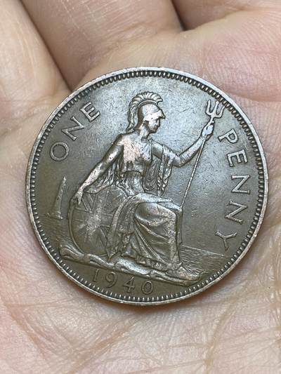 2026年第十场(总第一百七十九场）外国好品散币场(免佣金) - 英国🇬🇧1940年1便士(乔治六世第一版)