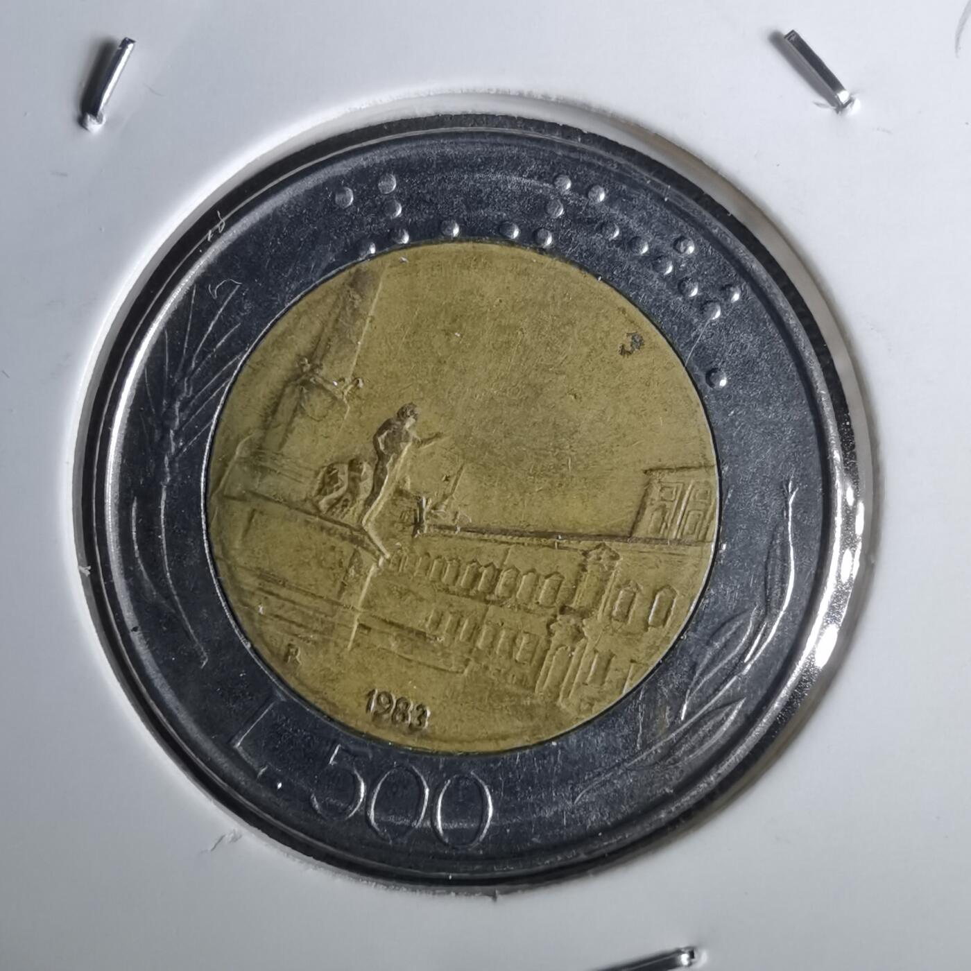 沼泽如烟--第965场 意大利1983年500里拉