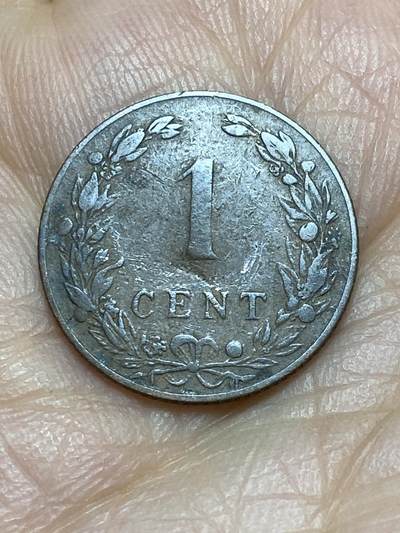 2026年第十场(总第一百七十九场）外国好品散币场(免佣金) - 荷兰🇳🇱1904年1分(威廉明娜女王第四版，Halberd–长戟标)