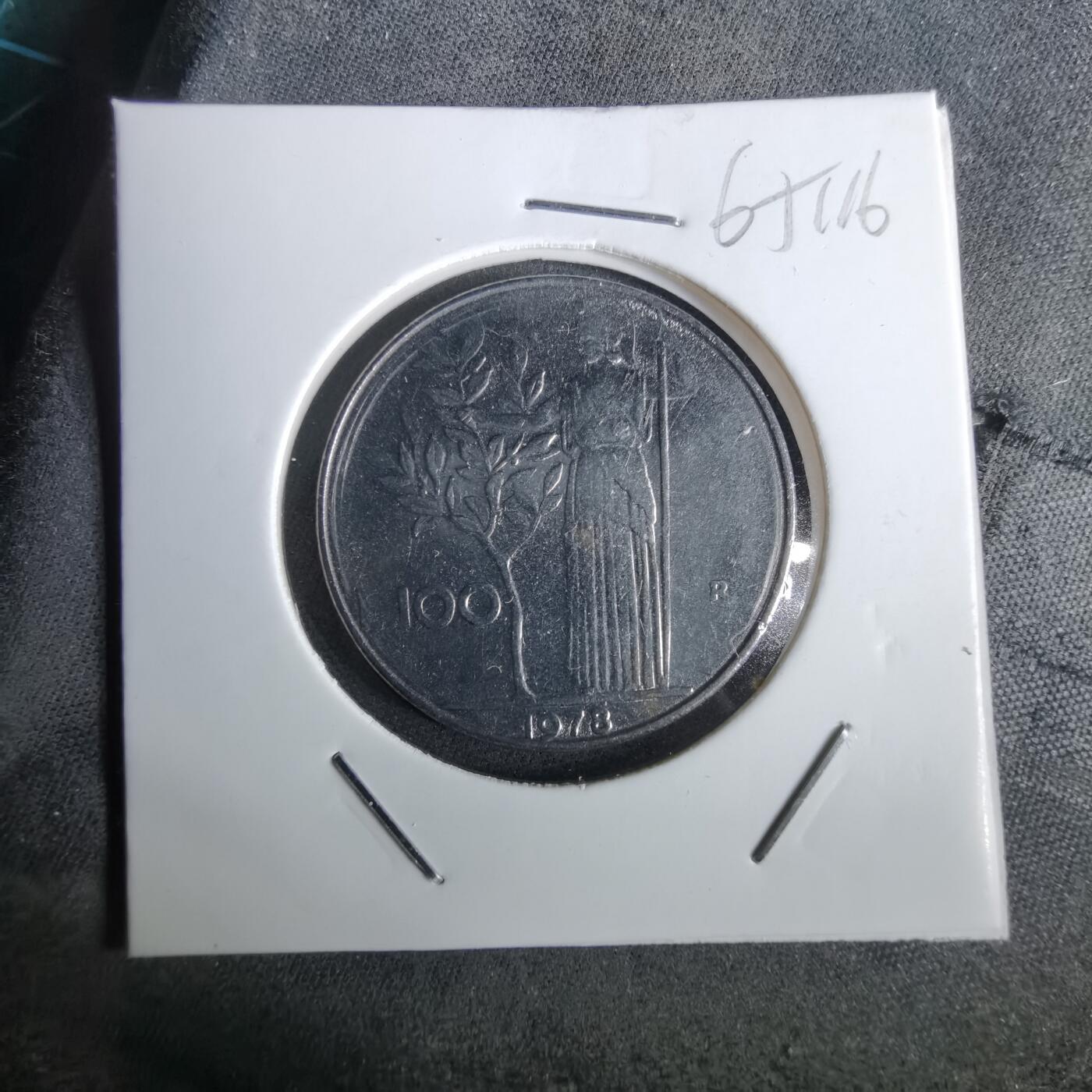 沼泽如烟--第965场 意大利1978年100里拉